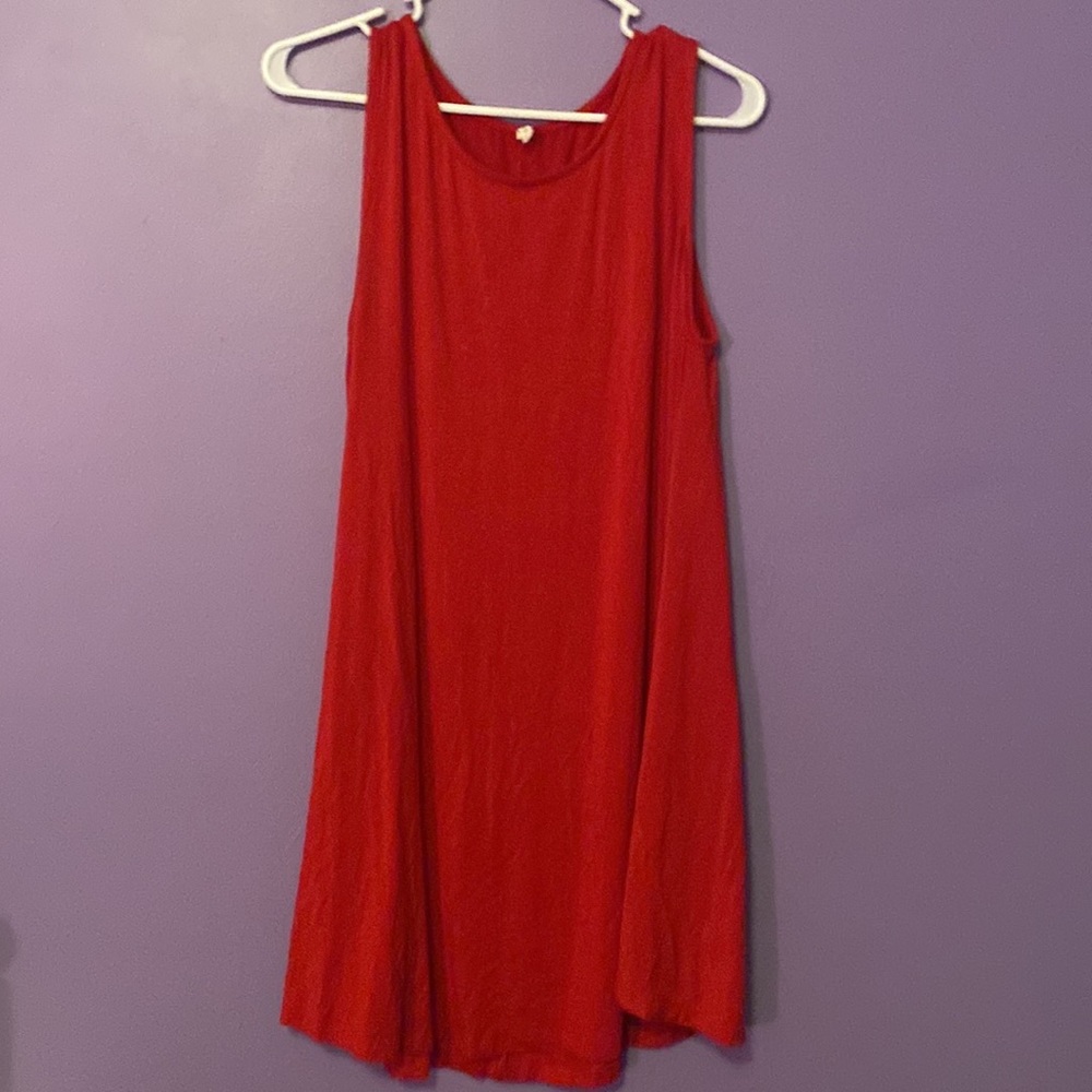 Red dress